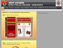 Tablet Screenshot of joanlinares.com